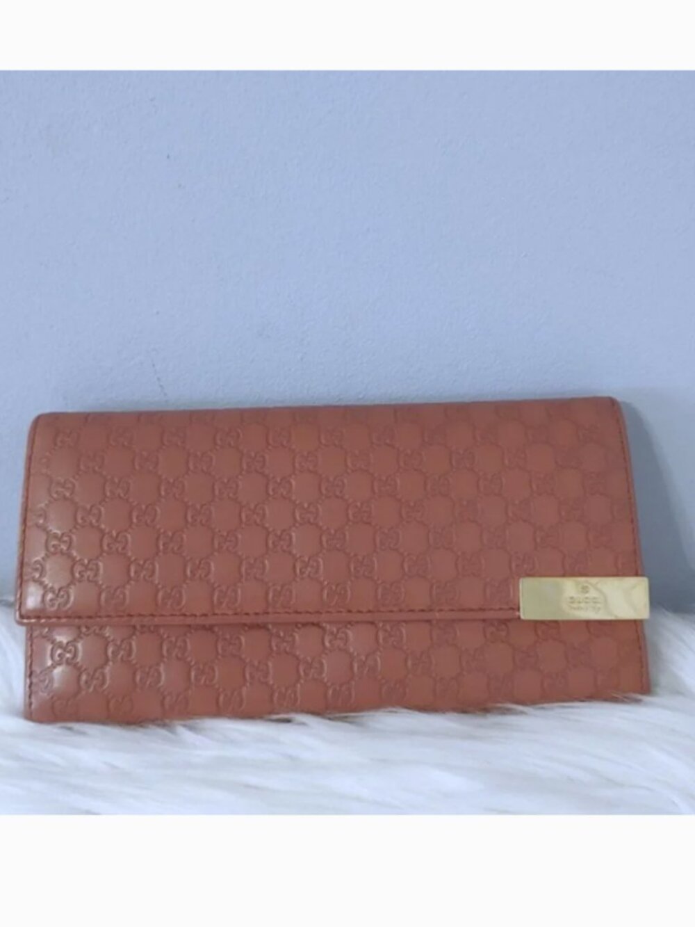 Gucci micro GG microguccissima long wallet EUC